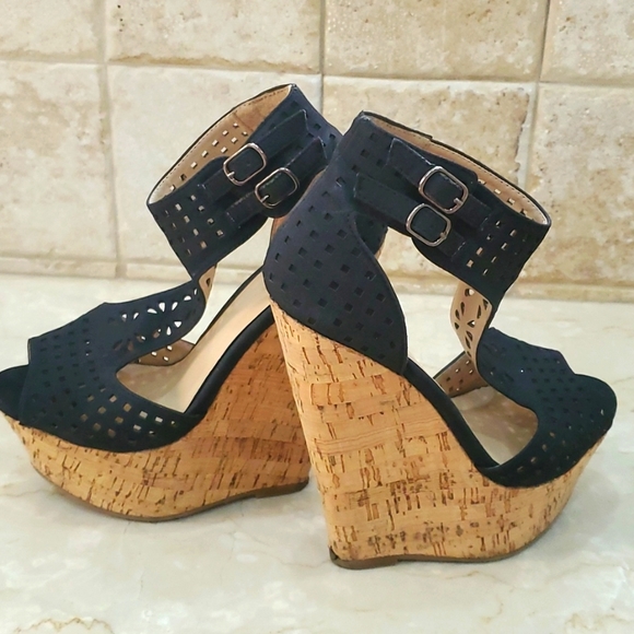 Charlotte Russe Shoes - Charlotte Russe platform sandal wedges